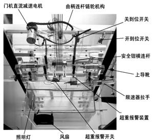 透明教学电梯的主要结构及组成(图6) 透明教学电梯的主要结构及组成(图6)