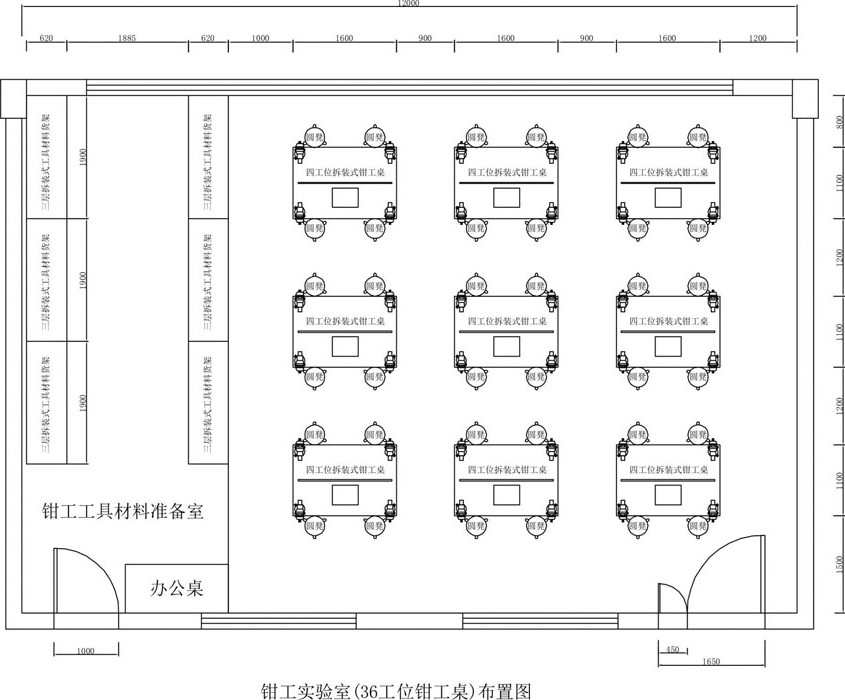 钳工实训室设计图
